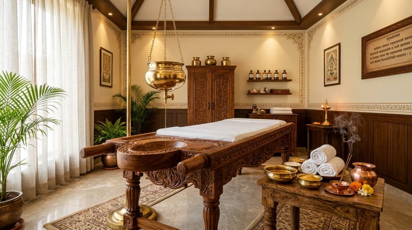 Classical Panchakarma Droni Rooms